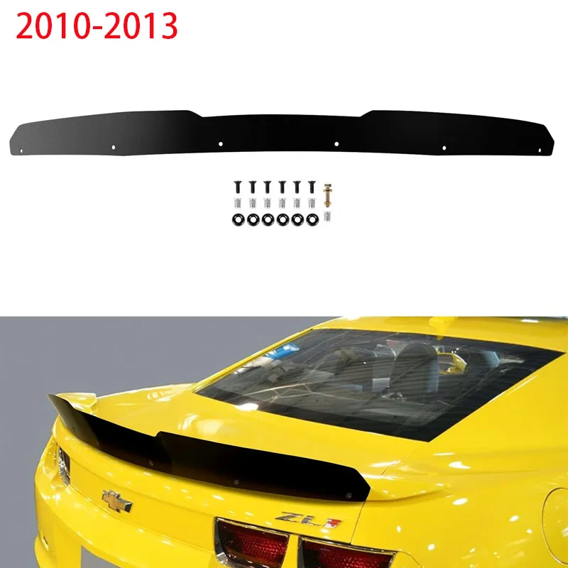 

Rear Wicker Bill Spoiler Fits for Chevrolet Camaro 5th GEN 2010-2013 LS, LT, RS, SS, 1LE, Short Wickerbill Spoiler & RivNut Tool