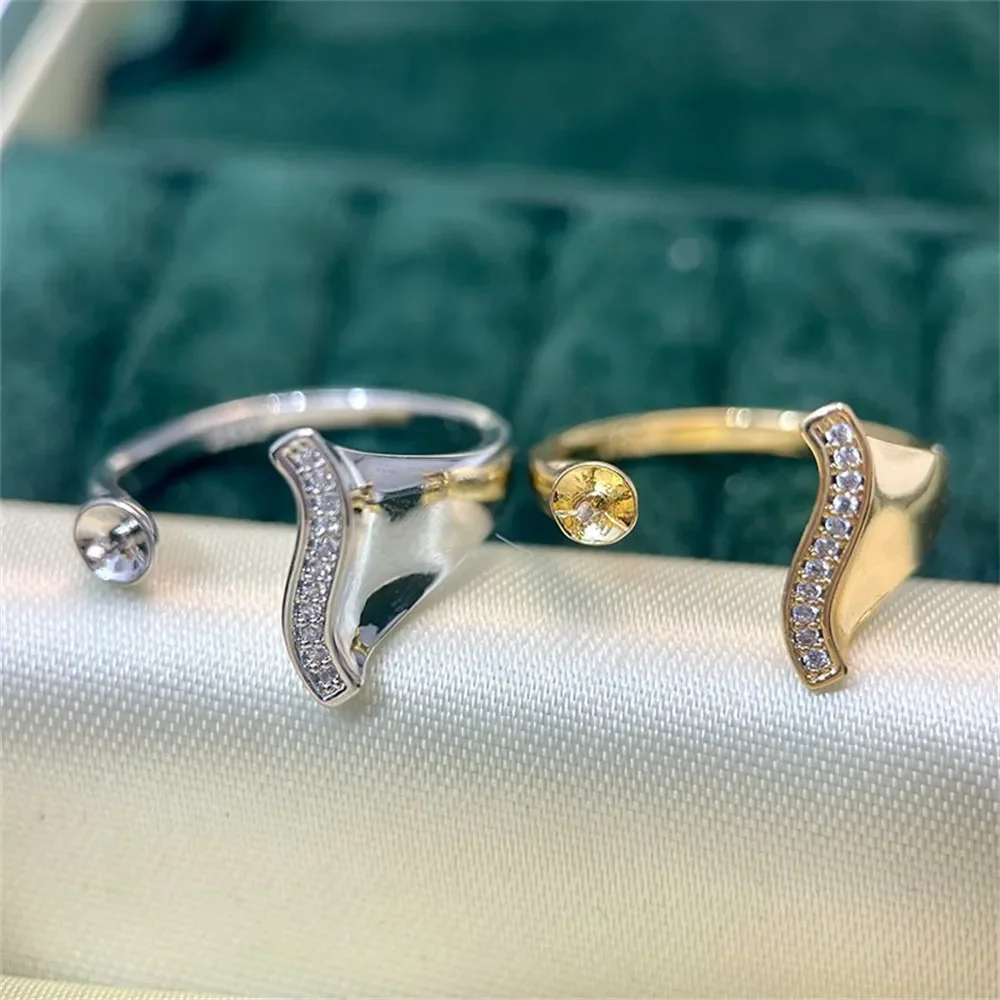 

Регулируемые позолоченные жемчужные кольца, фурнитура и аксессуары - для изготовления ювелирных изделий, оптовая продажа, товары для рукоделия 9-12 мм