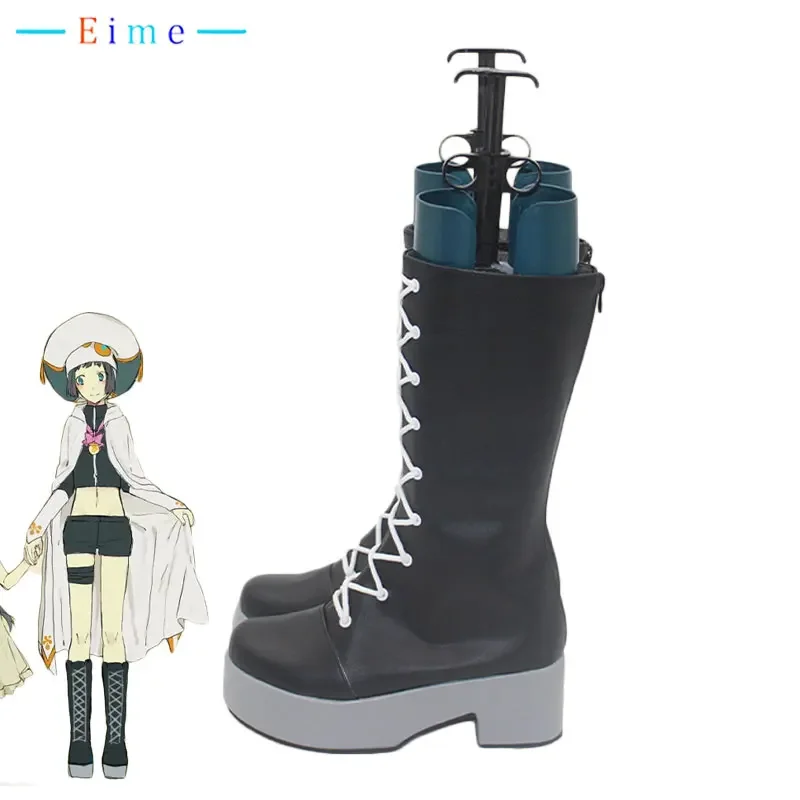 Arcobaleno Uni Cosplay Shoes PU Leather Shoes Halloween Carnival Boots Anime HITMAN REBORN Cosplay Props Custom Made