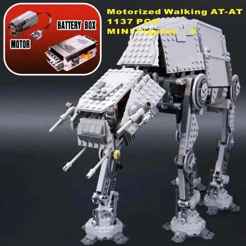 

1137 PCS With Motor All Terrains Armoured Walker CAR Compatible Building Blocks Bricks Toys Birthday Christmas Gift10178 05050