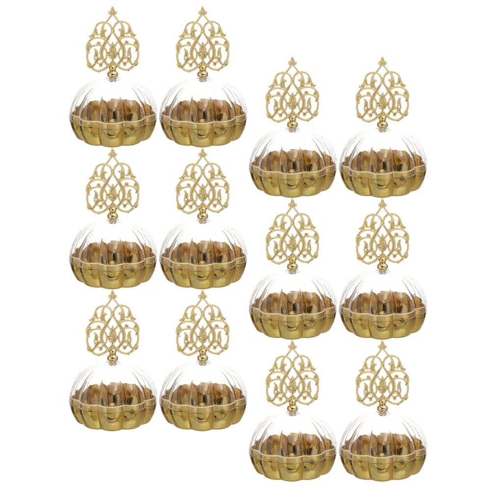 Boîte à bonbons style européen AdTosEuropean, boîtes d'emballage de collations, emballage transparent pour faveurs, emballage soucieux, cadeau de mariage, 12 pièces