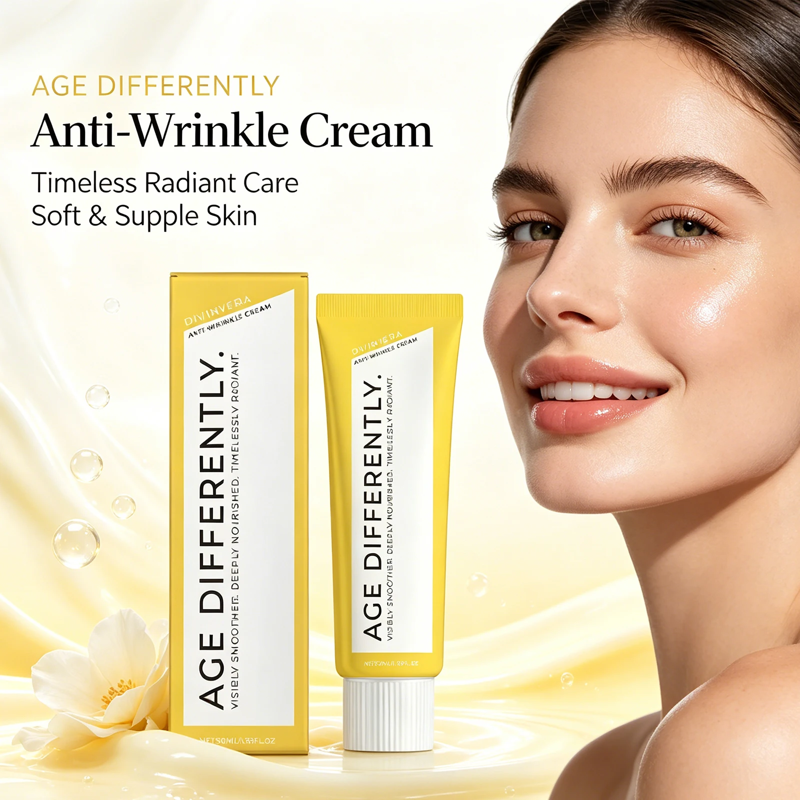 Cica Centella Facial Cream Multi Effect Anti Aging Skin Care Lotion Visibly Lift Firm Skin Boost Elasticity Refine Skin Texture