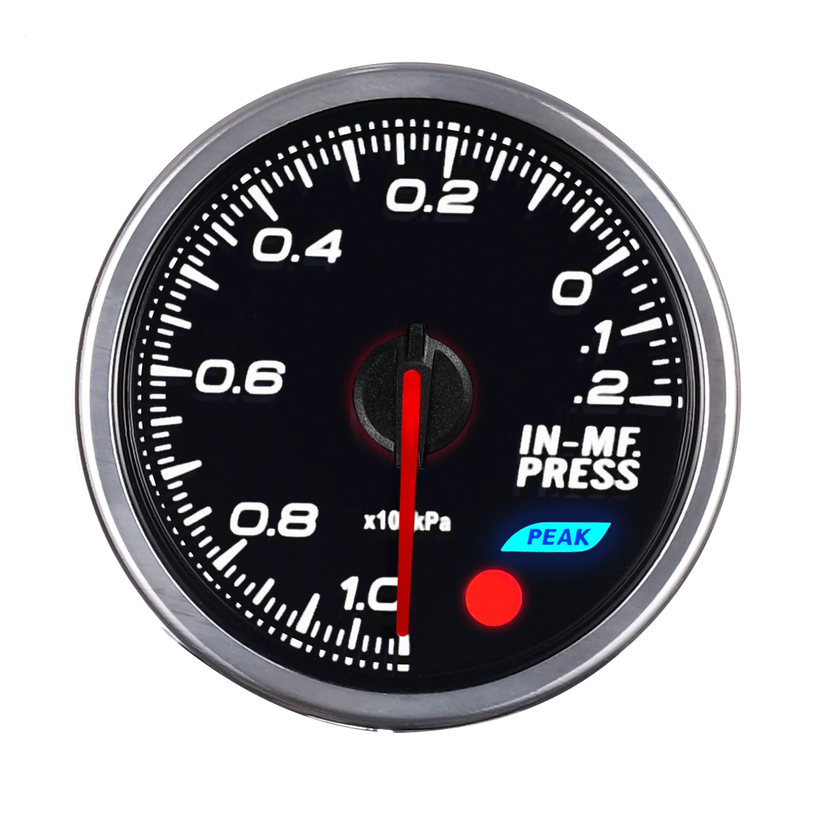 

2 Inch 52MM Smoke Lens -1-0.2Bar Vacuum Gauge Vacuum Meter With Stepper Motor
