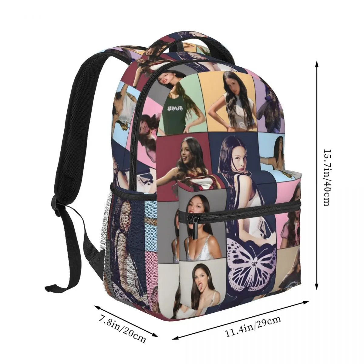 O-Olivia Vampire Rodrigos Sour Backpacks New Fashionable Pattern School Bag Print Lightweight Backpack