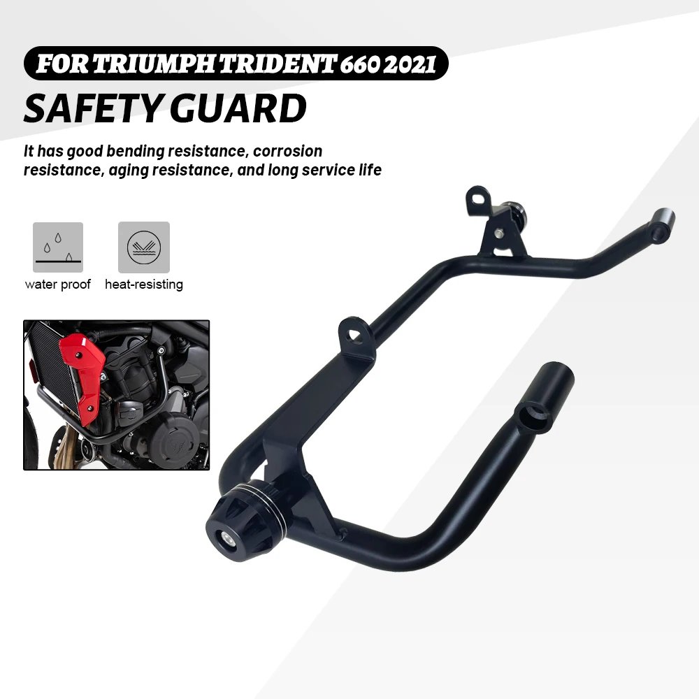 

Motorcycle Engine Guard Crash Bar For TRIUMPH Trident 660 2021 Highway Bumper Stunt Cage Protector Frame Pad Safty Accessories