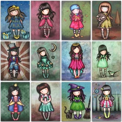 5D DIY Diamond Painting Kit Cartoon girl Princess Elves gift Full Square&Round mosaic embroidery Cross stitch home decor Paint