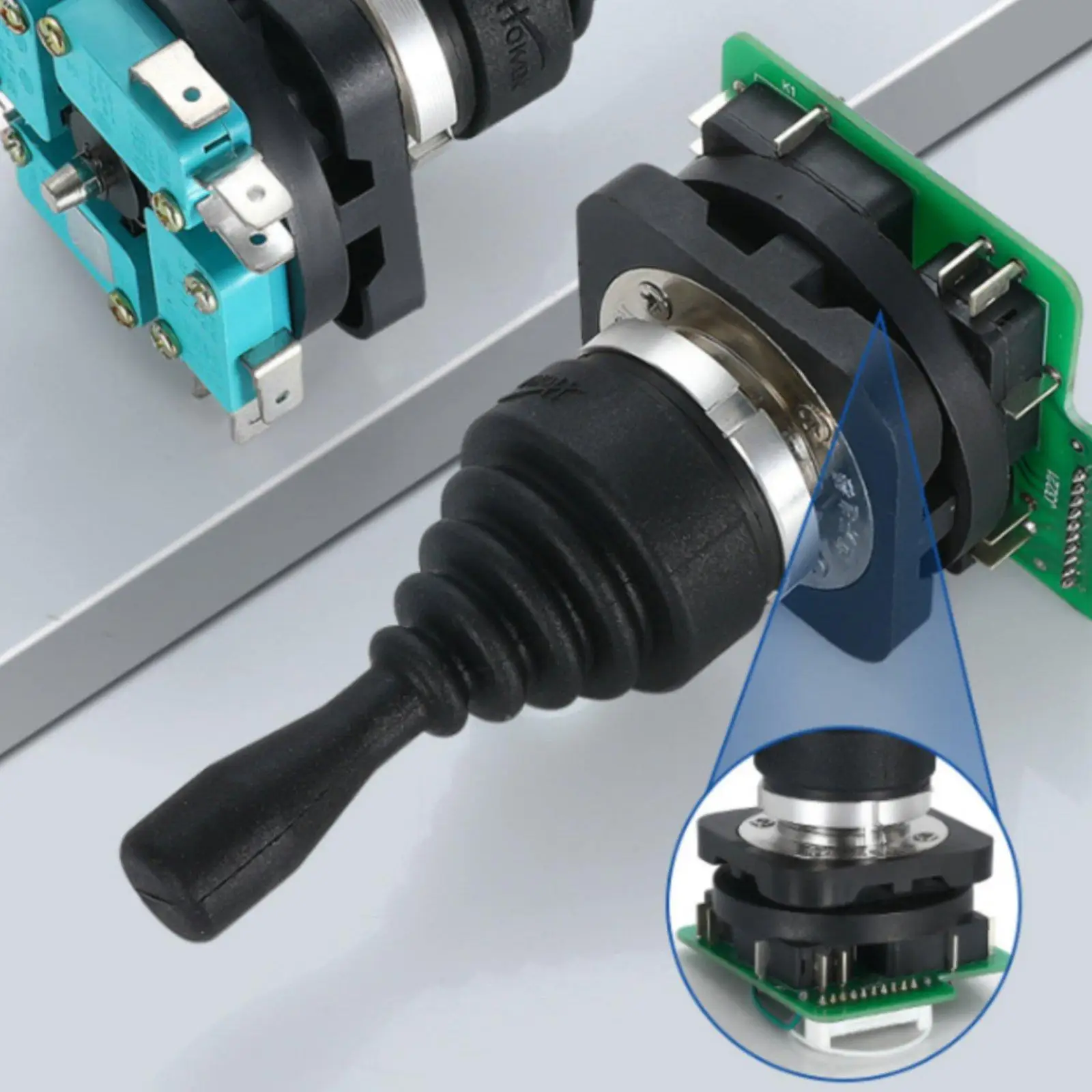High Precision Control Lever Switch Metal Plastic Joystick Remote for Electric High Work Car Crane RC System