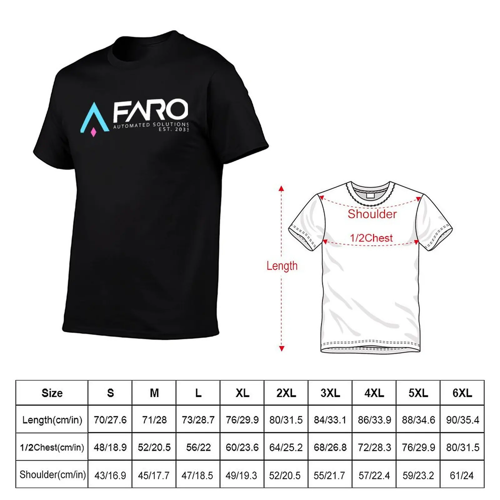 Faro Automated Solutions Logo (Dark) Classic T-Shirt vintage t shirts cheap stuff mens graphic t-shirts big and tall