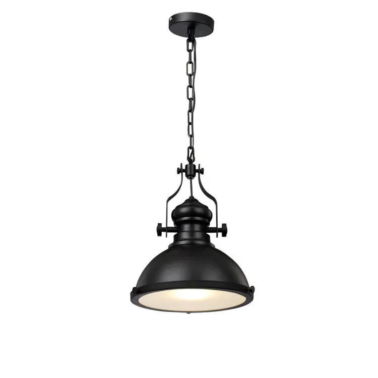 

Metal industrial style retro restaurant wine bar counter clothing store Heinis creative wrought iron lid chandelier