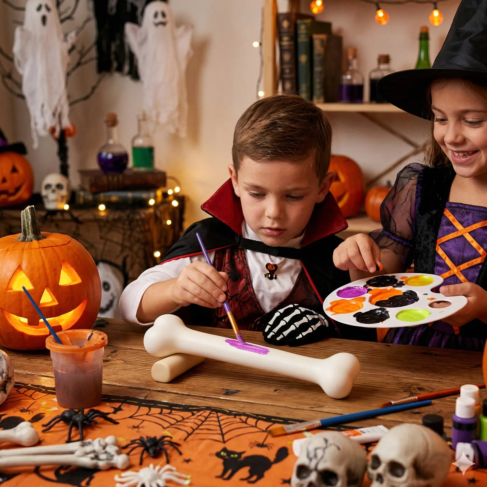 

Набор из 4 пластиковых имитаций человеческих костей для декора костюмов на Хэллоуин, сувениры для вечеринок, для детей и взрослых, белые