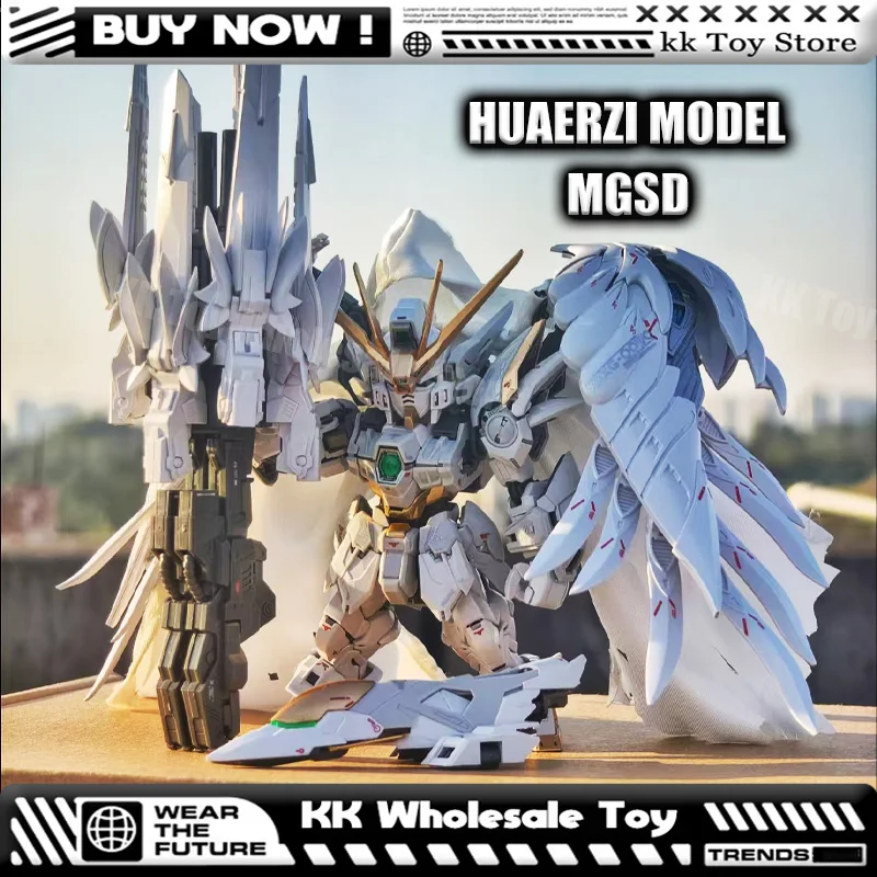 

New HUAERZI MGSD Xxxg-00ysw Wing Snow White Prelude Complete equipment Assembly Model Kits Action Figure Robot Plastic Model