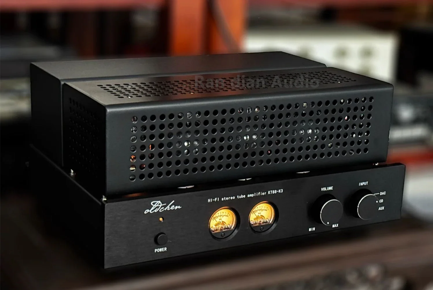 

Oldchen KT88 K3 Electron Tube Fever Amplifier Home Theater Hifi Stereo Tube Amplifier with Bluetooth 5.0 Audio Amplifier Class A