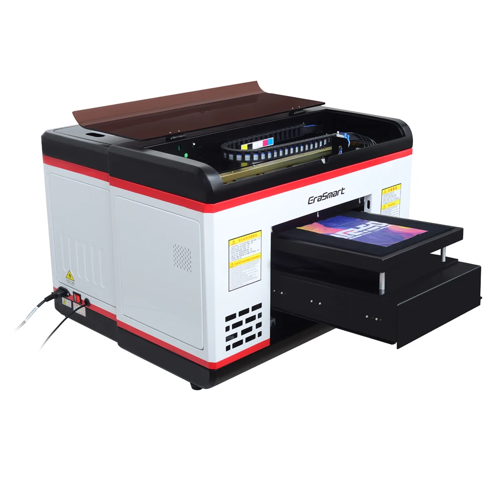 ATV Mini Inkjet LED UV Printer A3 Inkjet UV Flatbed Printing For Cup Cylinder Flat Card Bottle Phone Case Printing excluding ink