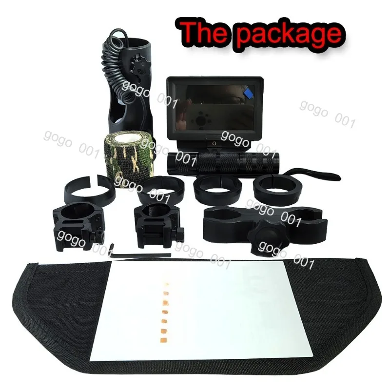 Video Recording Hunting Scope, Night Vision & IR for Long Range Low Light, Waterproof with Memory Card Slot