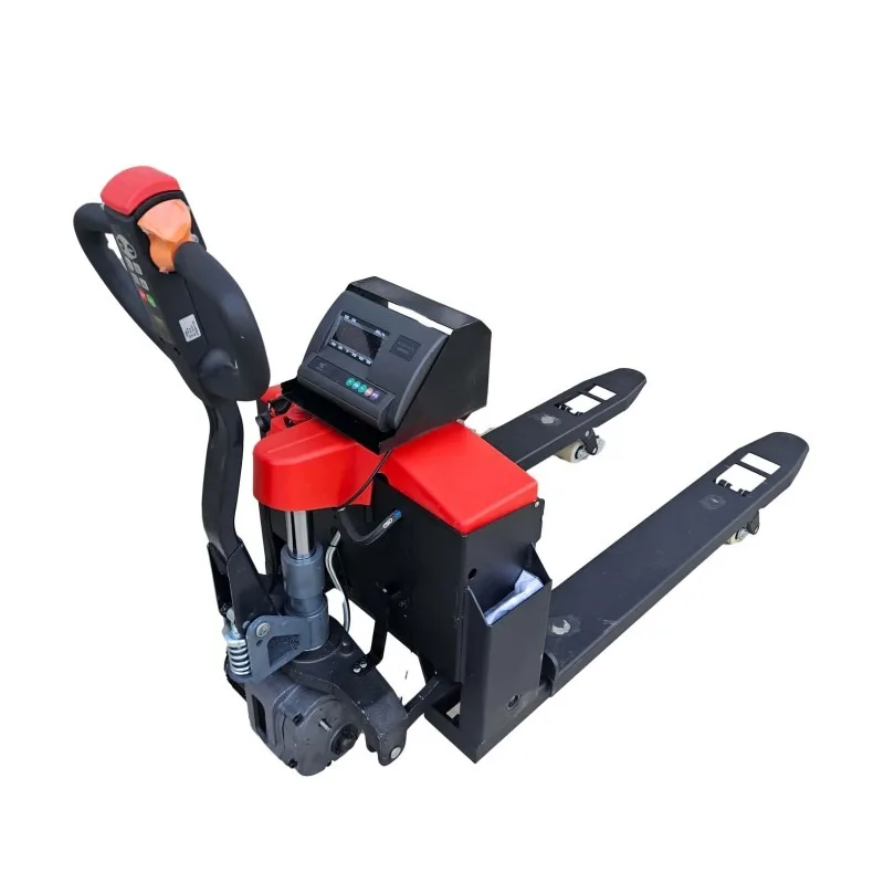 3 ton small wheel electric pallet truck digital forklift scale with weighing system lift truck scale