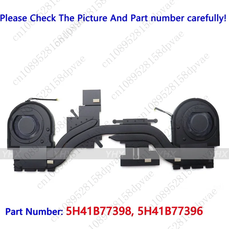 

GYX New CPU GPU Heatsink Fan Thermal Module SWG For ThinkPad P16v Gen1 21FE 21FF