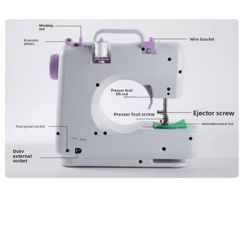 

Electric Desktop Household Sewing Machine Multi-Function Small Sewing Machine for Home Use