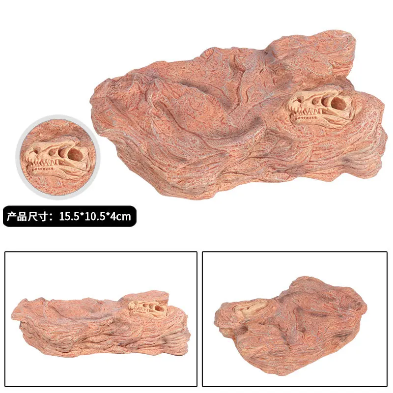 Simulation of Wild Static Animal Dinosaur Fossil Model Scenery Scene Dinosaur Skull Platform Tree Root Platform Plastic ModelToy