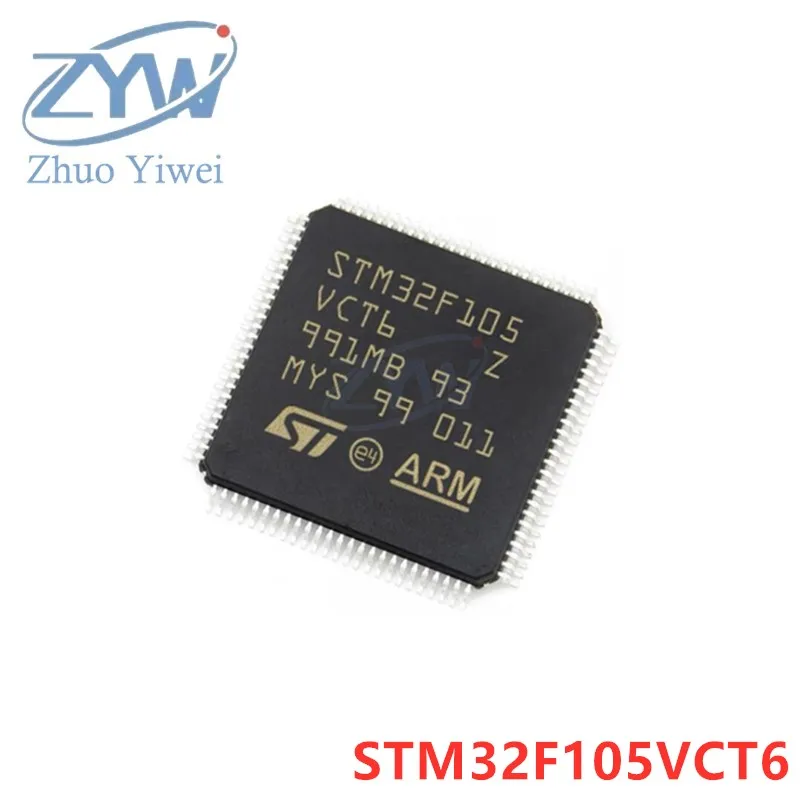 STM32F105VCT6 LQFP-100 STM32F STM32F105 STM32F105VCT 72MHz 256KB ARM Cortex-M3 chip 32-bit microcontroller MCU New original