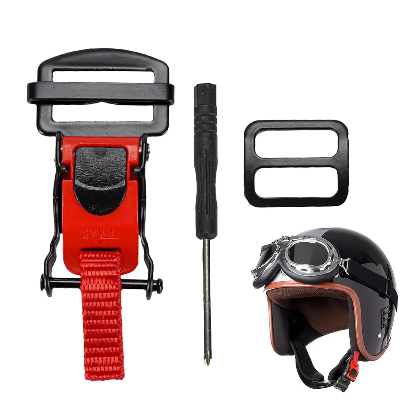 Motorcycle Helmets Quick Release Buckle Double D Buckle Safe Quick Release Clip Strap Helmet Lock Socket For Motorcycle Helmets