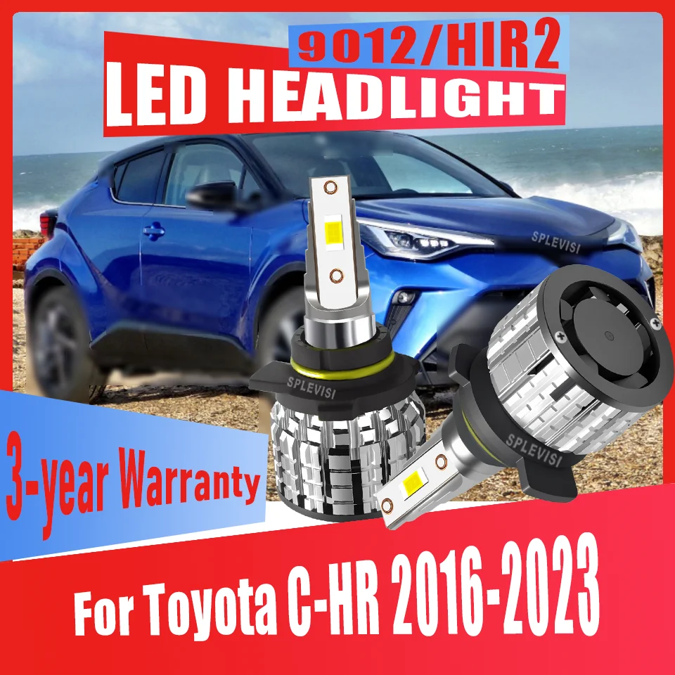 

Wider Beam LED Headlights – Better Nighttime Coverage 6000K Cool White For Toyota C-HR 2016 2017 2018 2019 2020 2021 2022 2023