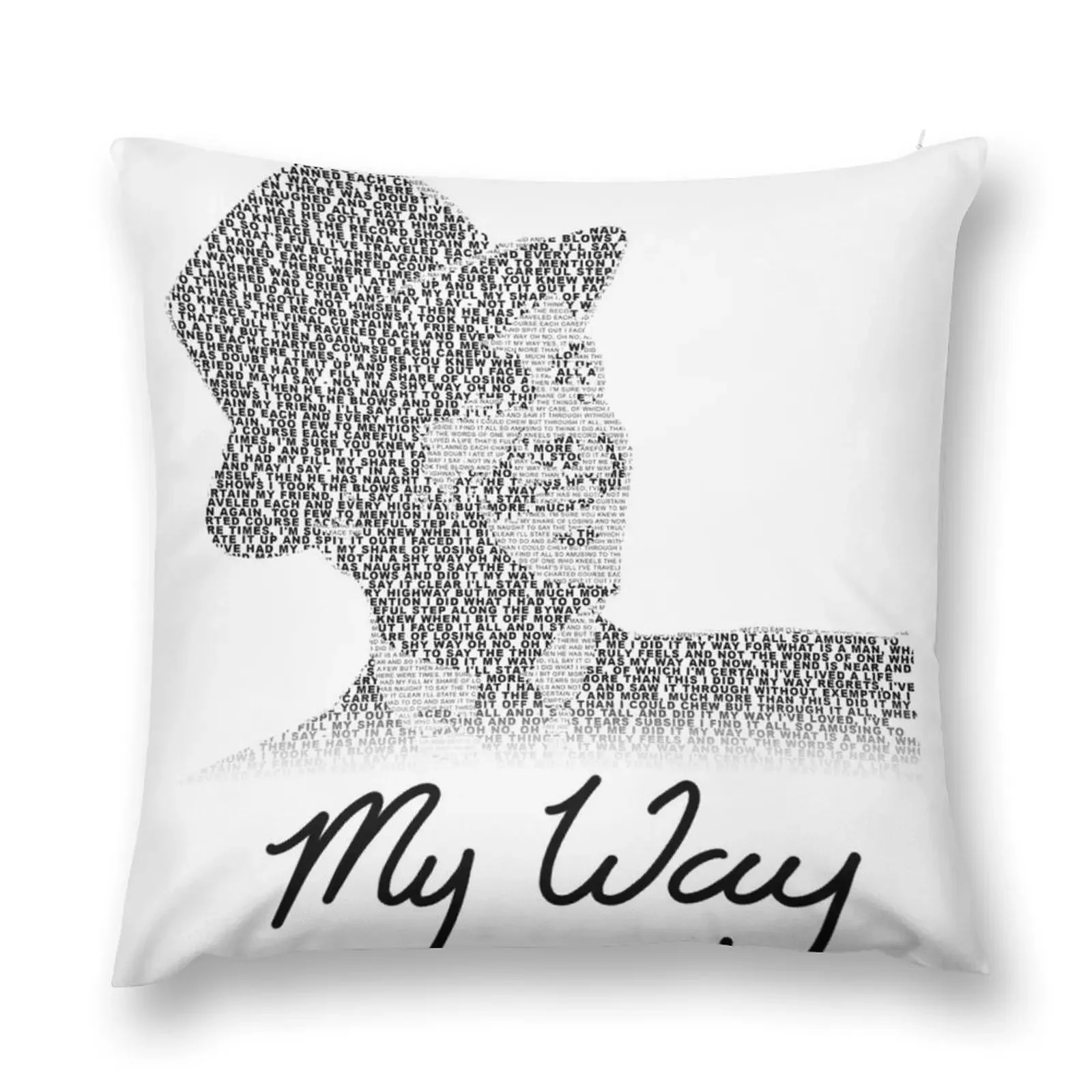 

My Way Throw Pillow Throw Pillow Sofa Cushions pillow