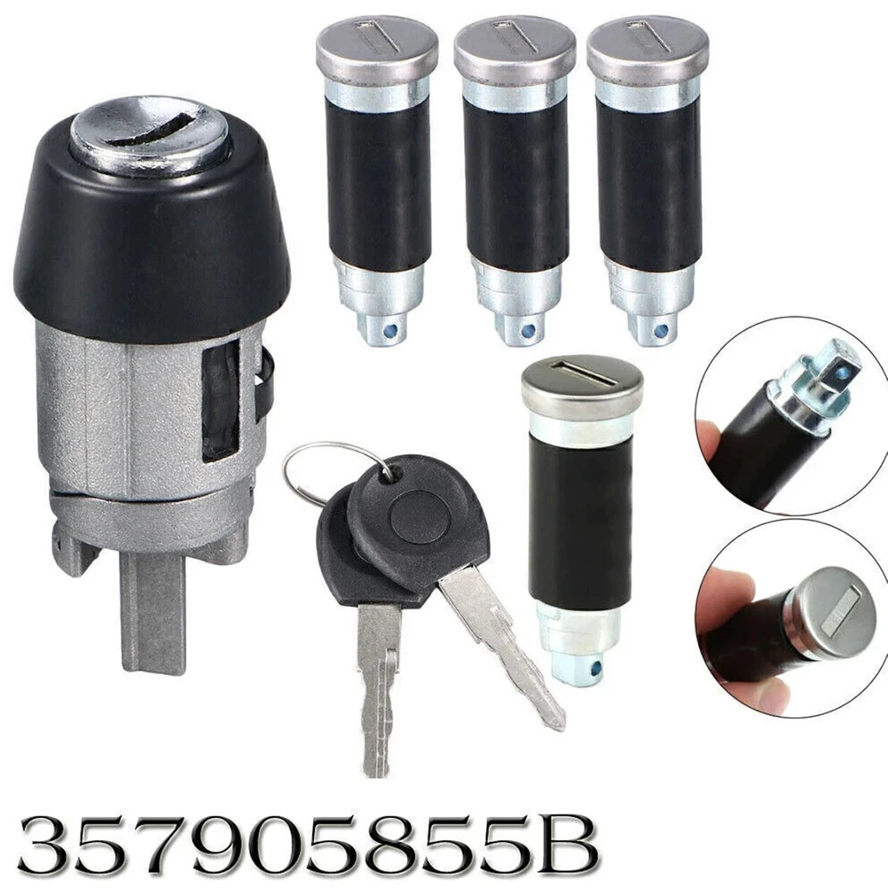 Replacement Lock Cylinders Ignition Lock Cylinder Set For Car Door Repair Factory Specification Match High Reliability Design