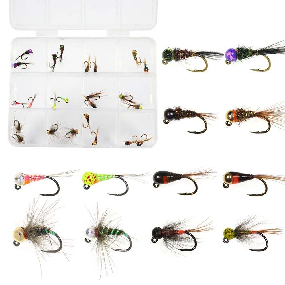 Fishing Hook Barbless - 24 قطعة # 16 # طقم