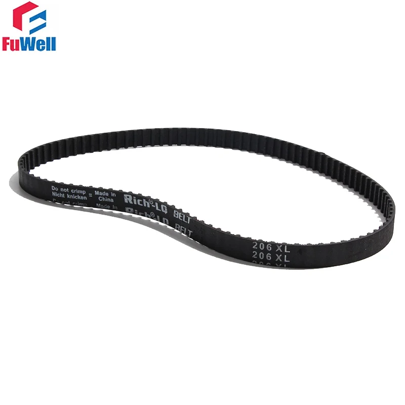 232-276XL Closed Loop Toothed Transmisson Rubber Timing Pulley Belt 6/8/10/12.7/15/20mm Belt Width 5.08mm Teeth Pitch