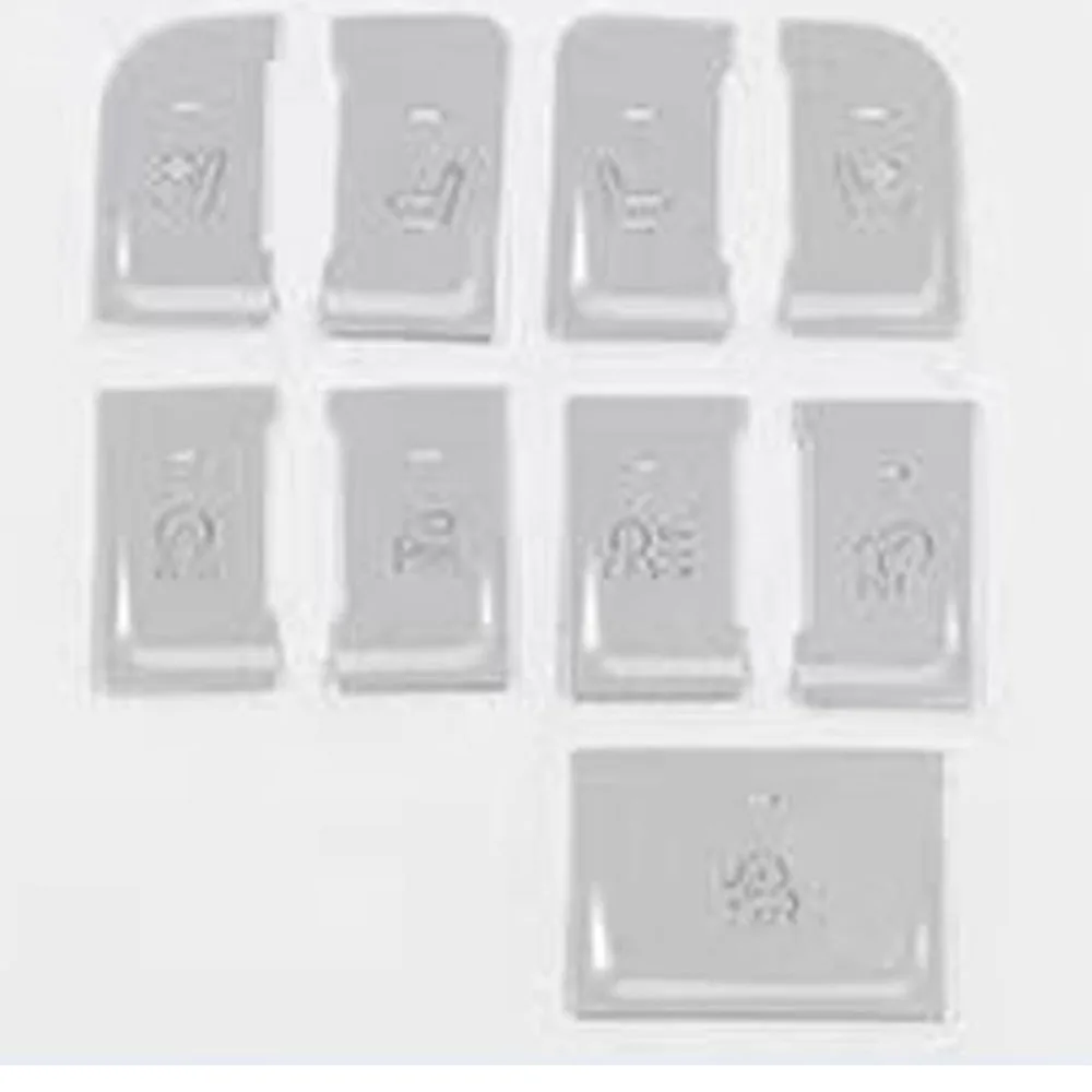 

Подходит для Tank 500HI4-T 2024 2025, защитная наклейка на кнопку, центральное управление, переключение передач, внутренняя наклейка, серебряная модификация патча