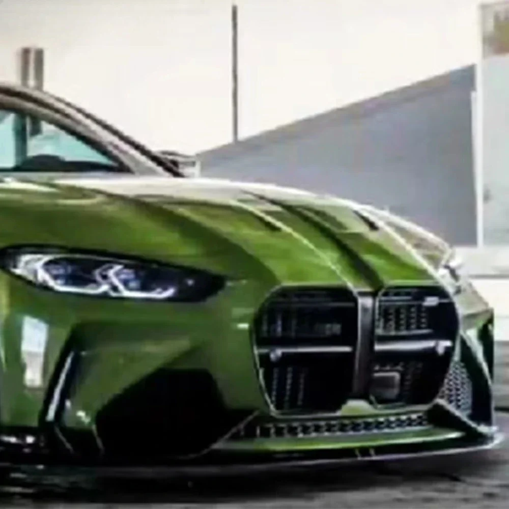 For  M4 G82 2020-24 2 Door Coupe Partial Dry Carbon Front Bumper with Lip