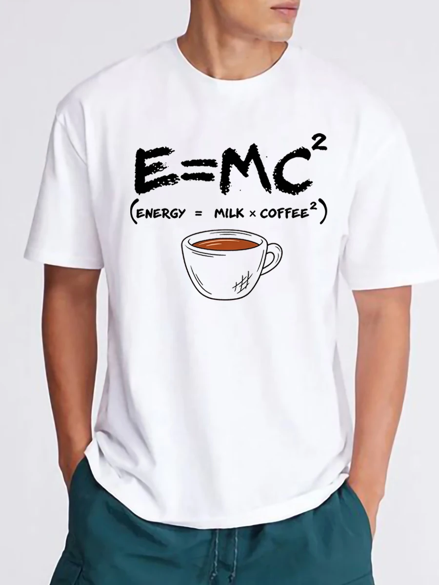 Funny Chemical Equation Men Letter Tshirts for Man Football T-Shirt Party T Shirt for Boys Tshirt for Girl Tops Tees