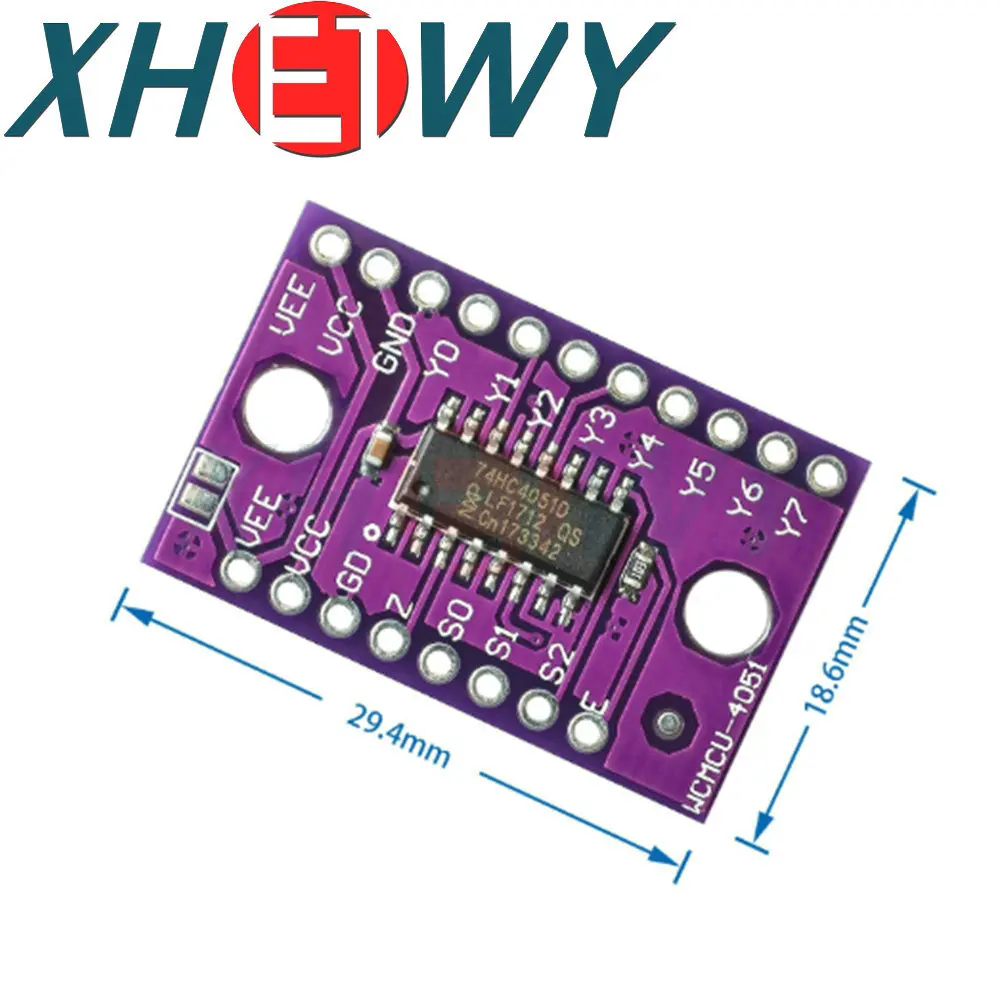 74HC4051 8 Channel Analog Multiplexer Selector Module Multiplexers Distributor Resolver CJMCU-4051