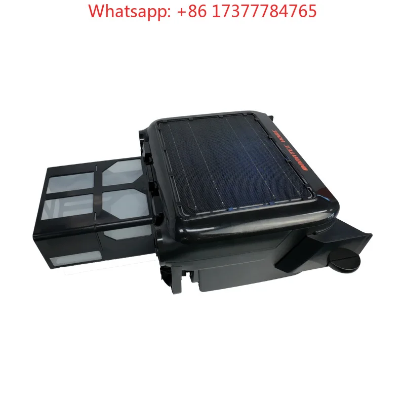 Portable Floating ABS Swimming Pool Vacuum Skimmer, Automatic Solar Rechargeable Robot Pool Cleaner Accessories