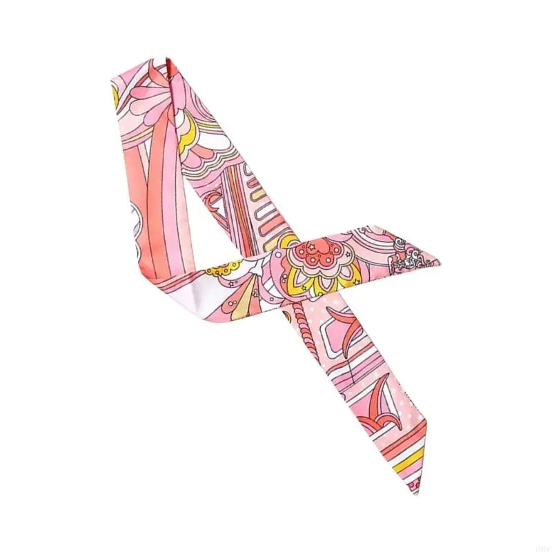 وشاح طويل أنيق برقبة للنساء، مقاس قابل للتعديل دعائم صور بملمس حريري وشاح متعدد الألوان دعائم صور Y166