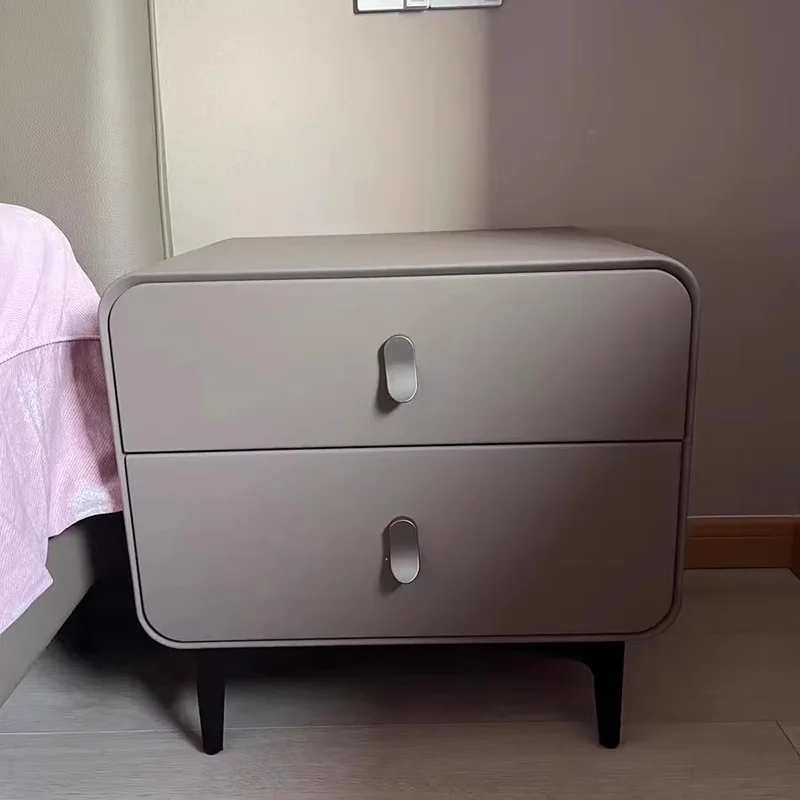 

Bedroom Organizer Bedside Table Mobile Cabinets Librero Drawers Luxury Nightstand Storage White Wood Muebles Trendy Furniture