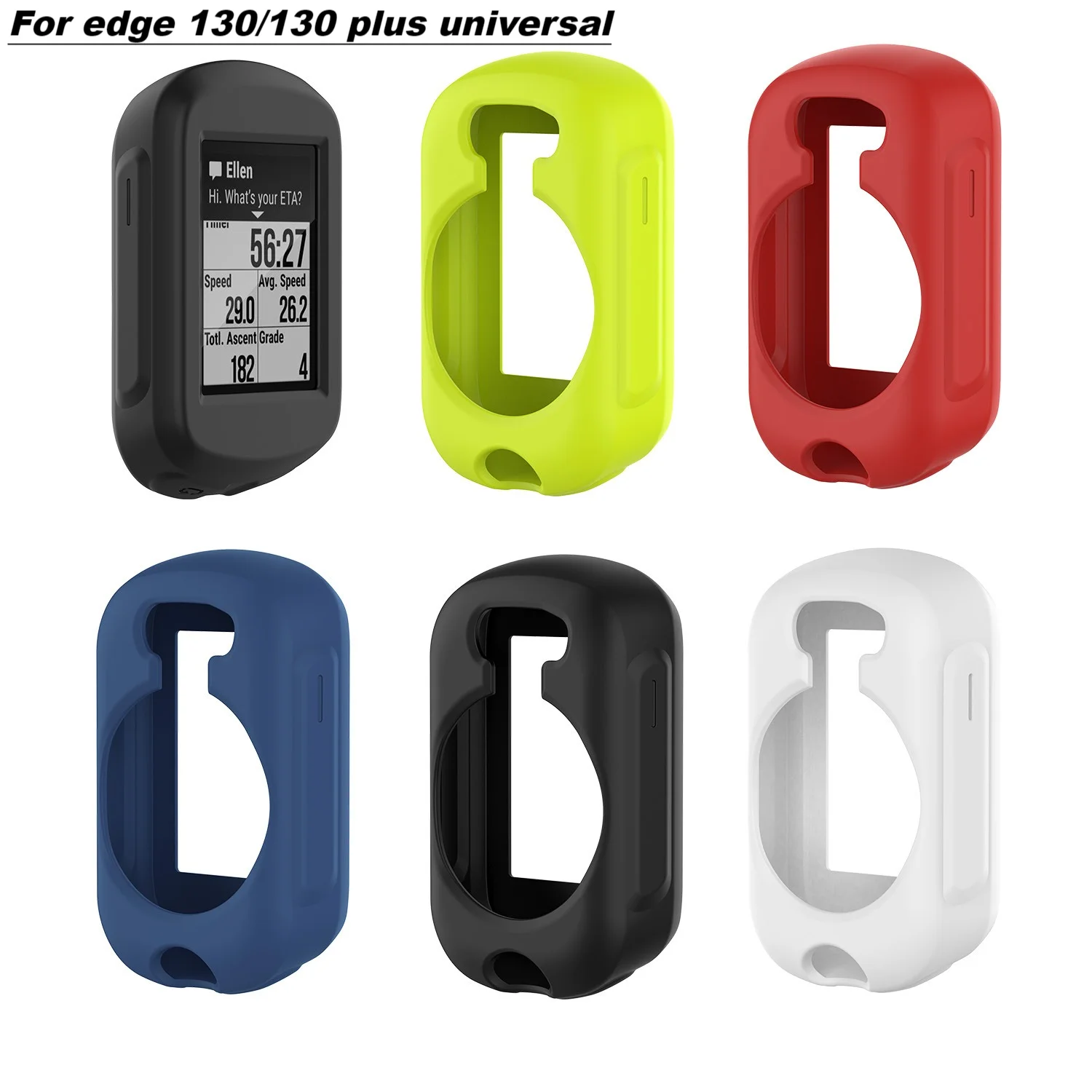 Funda de silicona para Garmin Edge 830 530 130 130 Plus, protector de pantalla para Edge 830, accesorios protectores Garmin