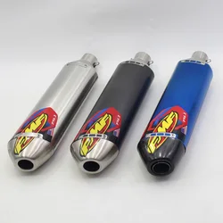Inlet 51mm Motorcycle FMF Exhaust Pipe Muffler Motocross Escape Moto Universal for KTM 450 EXC WR450 RC390 CRF150F CRF250F Etc