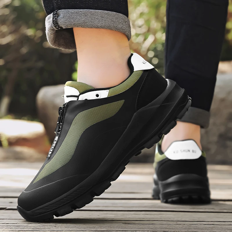 

Outdoor Sneakers Men's Hiking Shoes Lightweight Breathable Sports Shoes Compression-Resistant Wear-Resistant Zapatillas Hombre