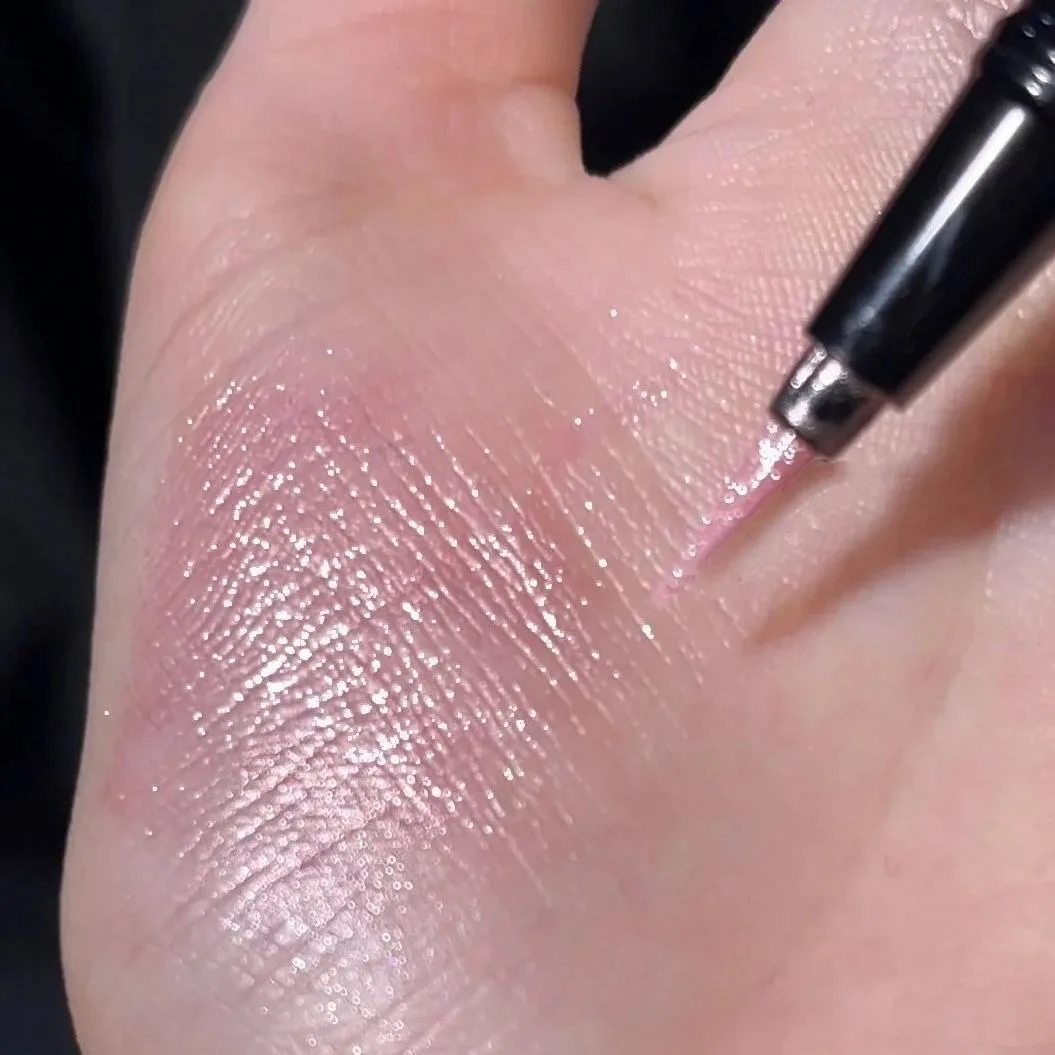 DIKALU フラッシュ ブレーキング ドリル 横たわるカイコ ペン ブライトニング 極細明るいパール アイライナー ナチュラル ロングラスティング