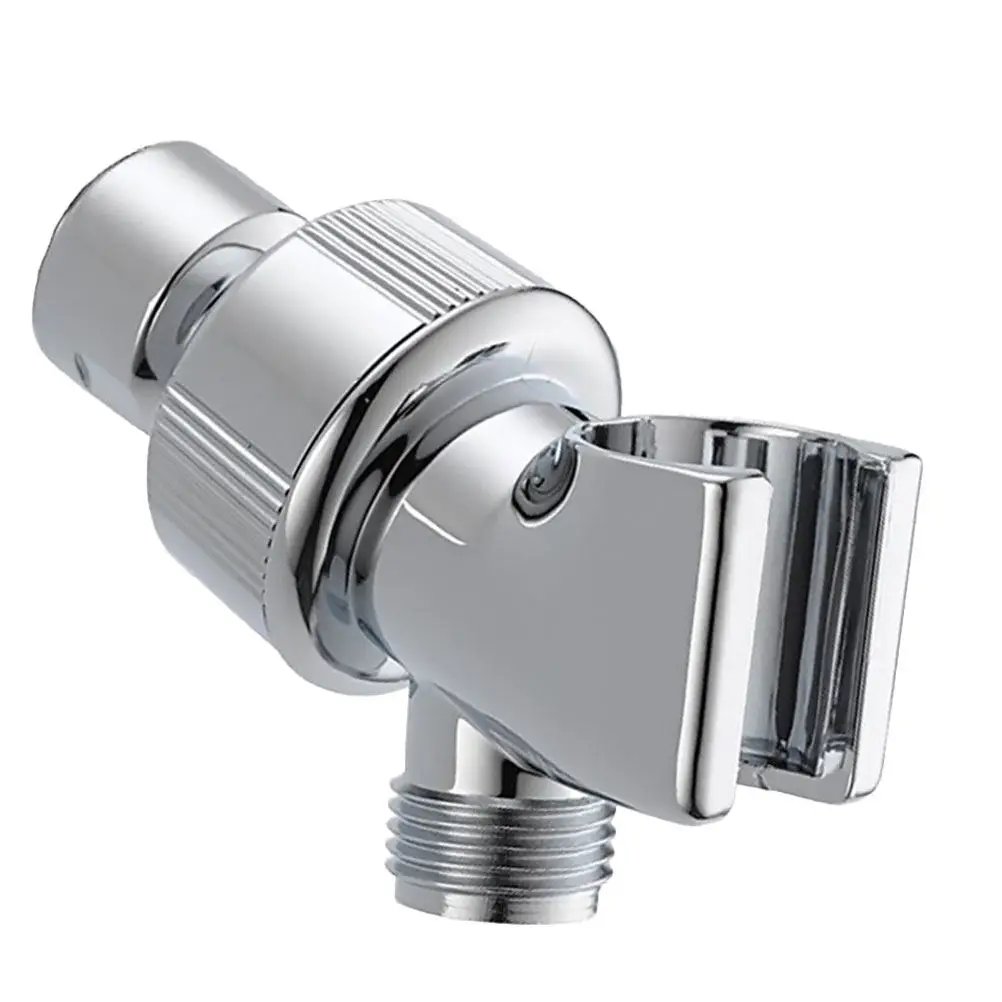 Premium ABS Shower Head Holder with Brass Inlet Swivel Ball Joint Adjustable Angle Shower Arm Mount for Handheld Showerhead
