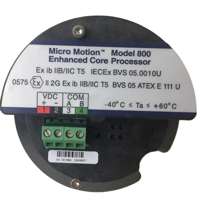

Applicable toOriginal New Micro Motion Type 800 Enhanced Core Processor Mass Flowmeter 1700 2700 Customizable OEM Support