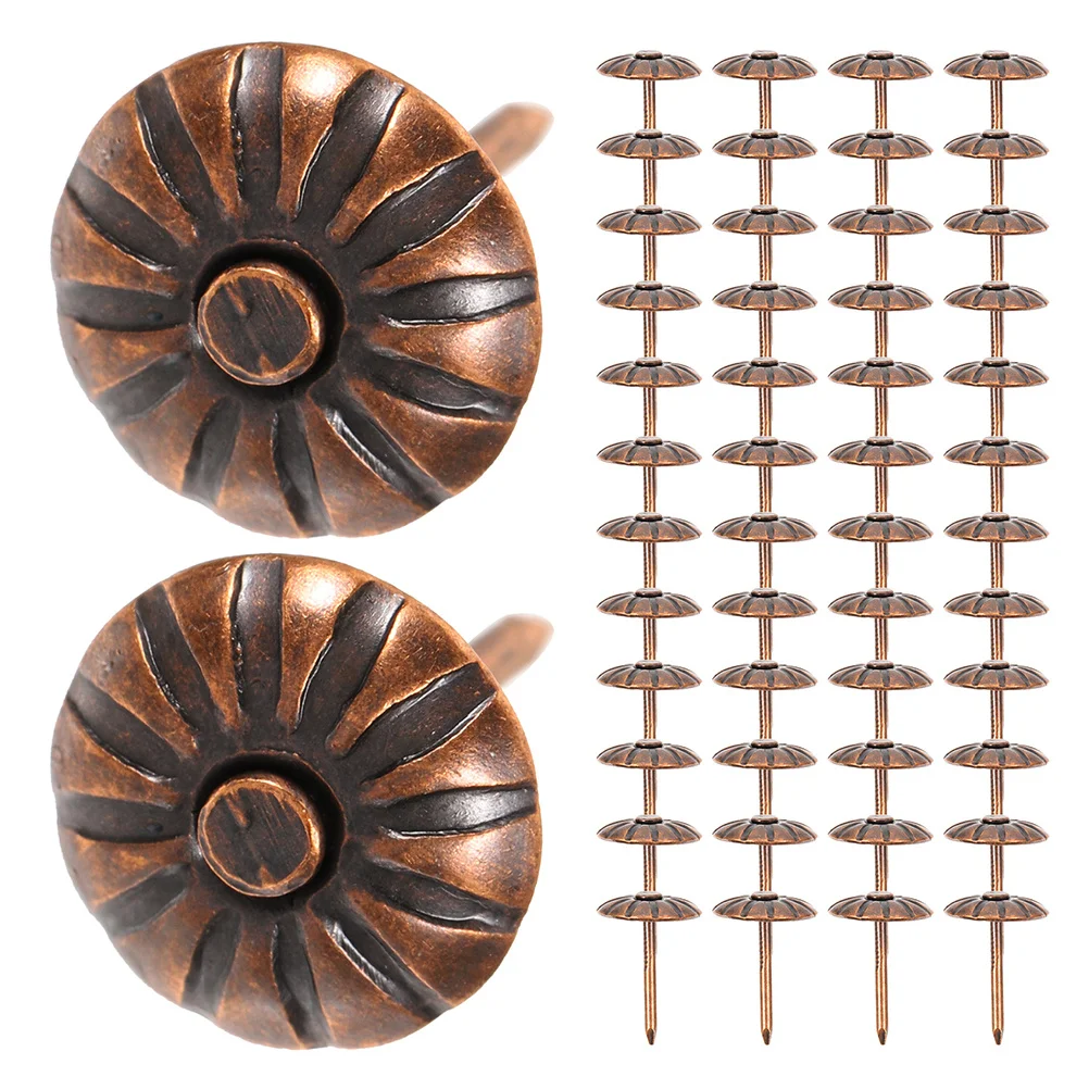 

200 шт. универсальные обивочные гвозди, железные декоративные гвозди для мебели, дивана, поделки своими руками, быстрая фиксация, необычные кнопки для большого пальца