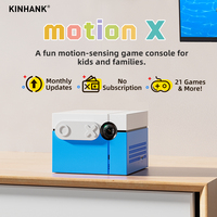 KINHANK Motion X AI Game Console 21 Games Monthly Updates No Controller Active Play System Gift for Kids & Families