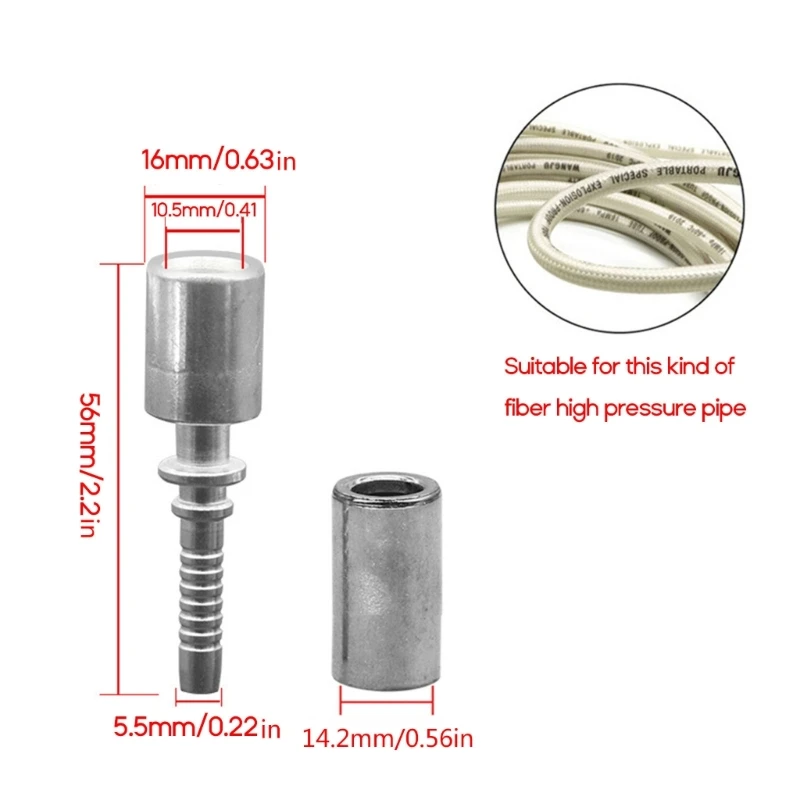 المركبات غسالة المياه تنظيف خرطوم وصلة أنابيب TwistConnector الفولاذ المقاوم للصدأ انخفاض الشحن