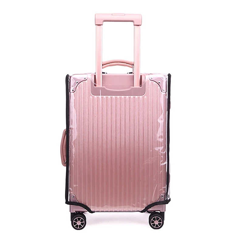 1PC Travel Accessory Transparent PVC Luggage Cover Waterproof Trolley Protective Cover Thicken Suitcase Dust Protector Cover
