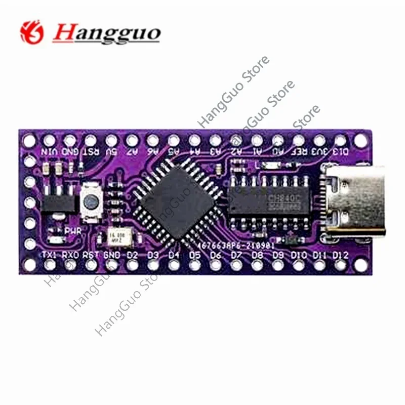 

1PCS -10PCS/Lot LGT8F328P-LQFP32 MiniEVB TYPE-C USB Compatible with ATMEGA328 For Nano V3.0 LGT8F328P HT42B534-1 SOP16