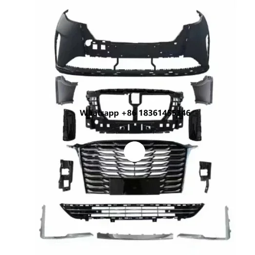 

For GL8-653T20 GL8-652T20 modified Front Rear Bumper Grill Mask Strip Trim Fog Lamp Frame Bottom Grille Assembly