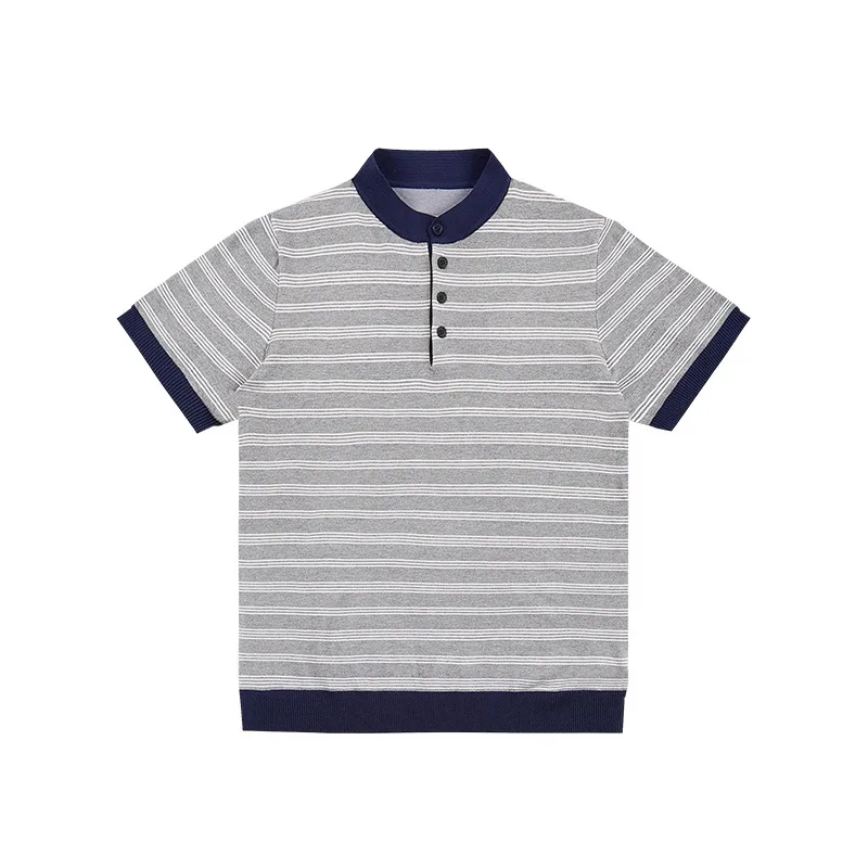 Men Black White Color Block Stripe Short Sleeve T Shirt Lazy Loose Summer Casual Top