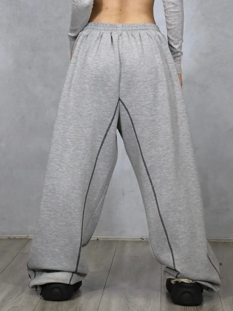 Pantalon de survêtement baggy vintage pour femme, salle de bain, salle de bain, salle de bain, salle de bain, salle de bain, salle de bain, MERCEDES U Y2K, surdimensionné, mode coréenne, pantalon de sport, style japonais, Harajuku, Hip Hop, fjku